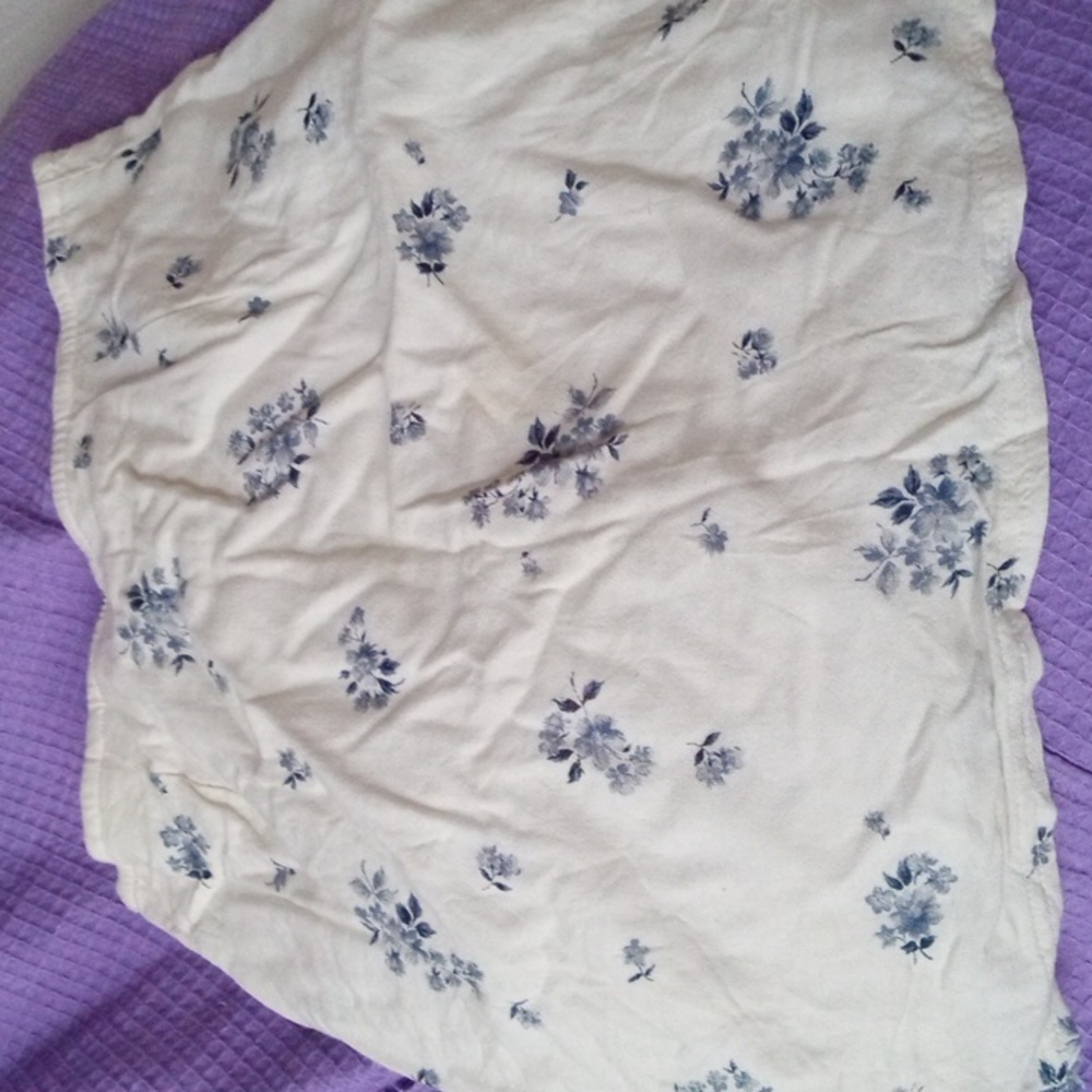 American Eagle cotton linen mini skirt